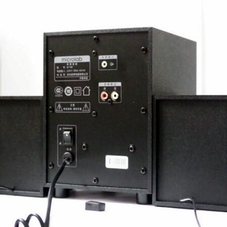 Microlab M100 Aktivni drveni zvucnici 2.1 10W RMS (5W, 2x2.5W), 3.5mm