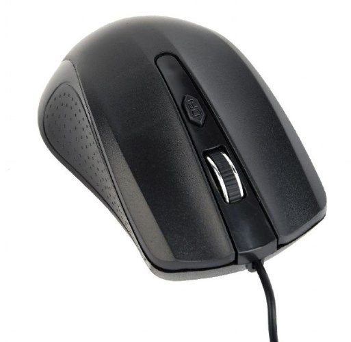 MUS-4B-01 ** Gembird Opticki mis 800-1200Dpi 4-button black 99mm USB kabl 1,35m (207) - Slika 3
