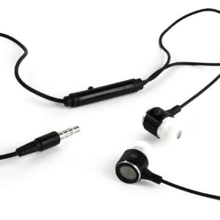 MHS-EP-001 Gembird Metal MP3 slusalice sa mikrofonom black (1x3,5mm)
