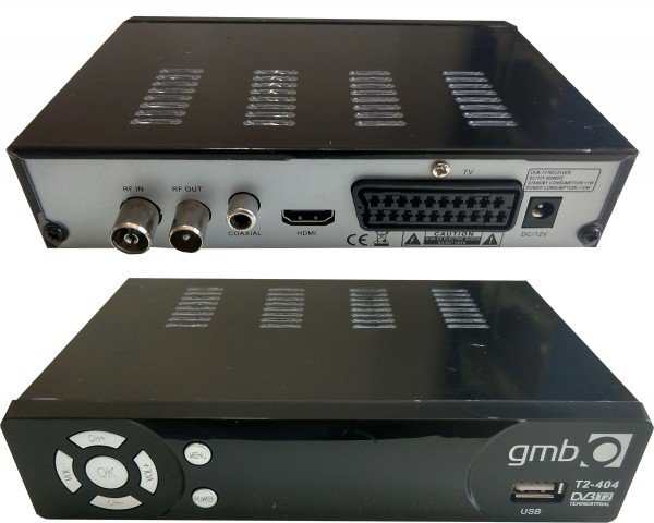 GMB-T2-404 **DVB-T2 SET TOP BOX USB/HDMI/Scart/RF-out, PVR, Full HD, H264,hdmi-kabl,RF modulator1262 - Slika 3