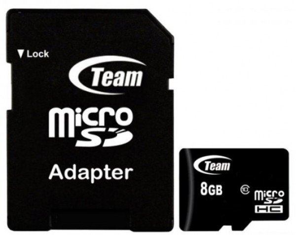 TeamGroup MICRO SDHC 8GB CLASS 10+SD Adapter TUSDH8GCL1003 - Slika 2