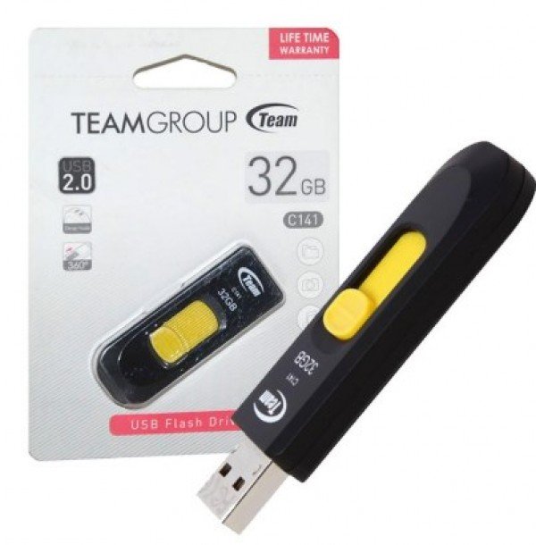 TeamGroup 32GB C141 USB Flash memorija 2.0 YELLOW TC14132GY01 - Slika 2