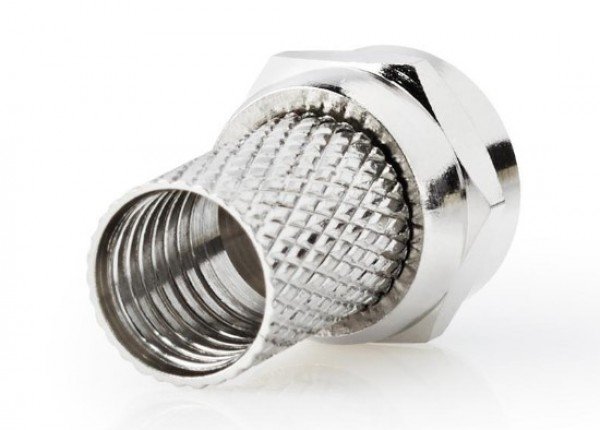 CON-FC-001 ** F muski konektor za RG6 kabl, 6.6mm, Zinc Alloy min.25kom (10,4) - Slika 2