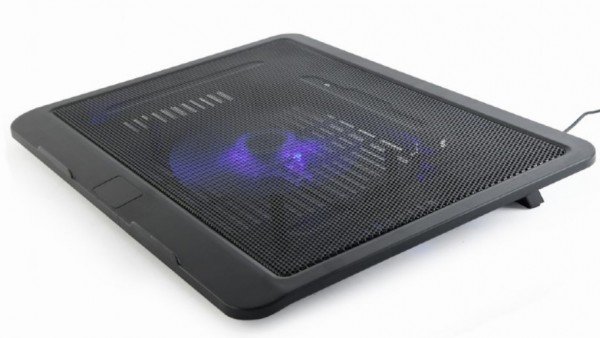 NBS-1F15-04 Gembird hladnjak za laptop, 15.6 120mm Fan, USB, 330x250mm, Ergo Stand - Slika 2