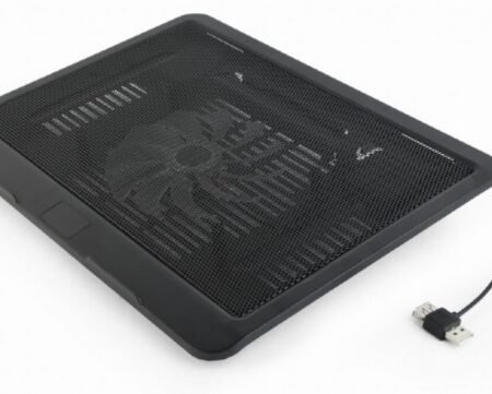 NBS-1F15-04 Gembird hladnjak za laptop, 15.6 120mm Fan, USB, 330x250mm, Ergo Stand