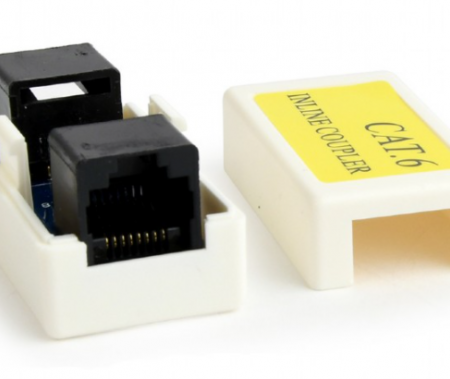 NCA-LC6-01 Gembird Cat.6 LAN coupler white Spojnica za kabl RJ-45F