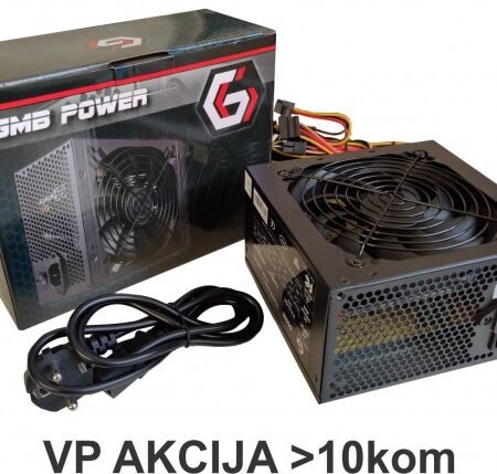 GMB-650-12 sa kutijom ** Gembird napajanje 650W 12cm FAN,20+4pn,4pin,3xSATA,1xIDE 4-pin, 6-pin(1720)