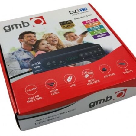 GMB-MAT-818T **DVB-T2 SET TOP BOX USB/HDMI/Scart/RF-out, PVR,Full HD, H265, hdmi-kabl,(1311)