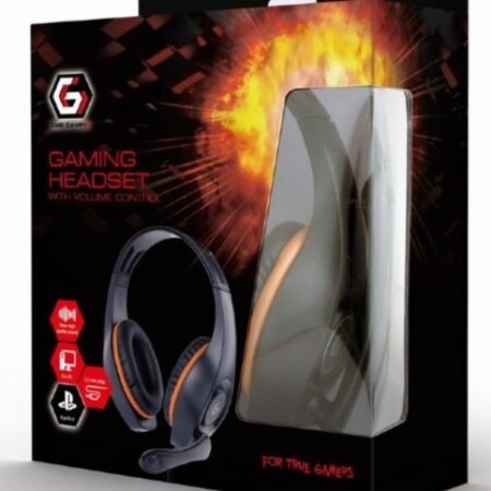 GHS-05-O Gembird Stereo gejmerske slusalice sa mikrofonom+volume kontrolom 3.5mm ORANGE