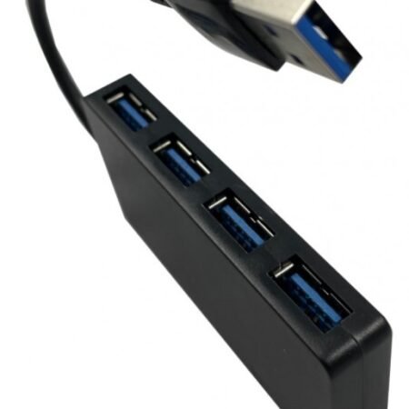 UHB-U3P4-03 ** Gembird HUB 4 USB3.0 4-port, storage speed 5Gbps, black (alt. UHB-U3P4-05 559)