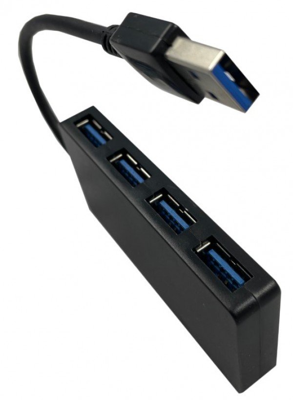 UHB-U3P4-03 ** Gembird HUB 4 USB3.0 4-port, storage speed 5Gbps, black (alt. UHB-U3P4-05 559)