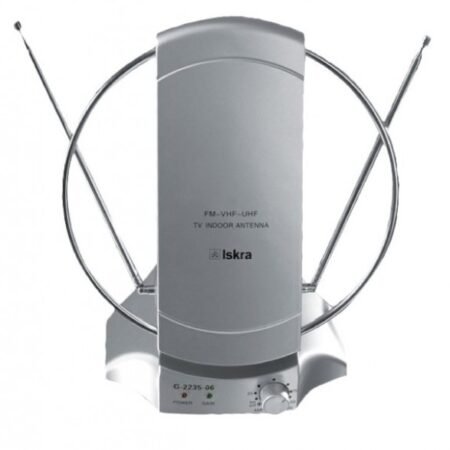 Antena Iskra G2235-06 sobna sa pojacalom, UHF/VHF, dobit 36dB, 220v + 12v FO