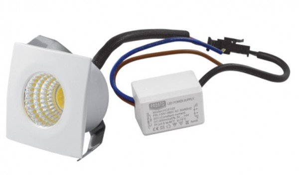 LED Ugradna lampa 3W 3200K toplo bela LUG-013-3/WW - Slika 3