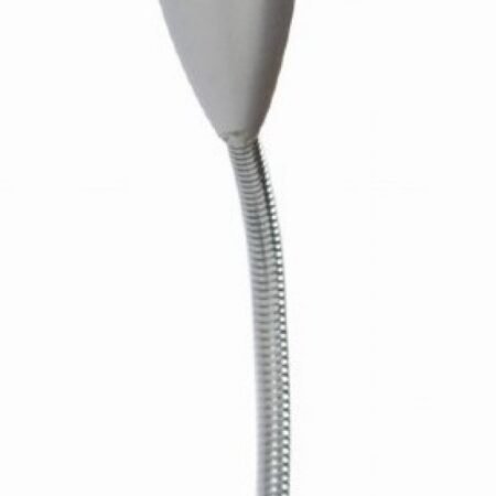 MIC-DU-01 Gembird Desktop mikrofon sa integrisanom zvucnom karticom, savitljivo telo, silver, 3.5mm