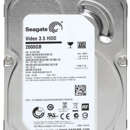 HDD 3.5 * 2TB ST2000VM003 SEAGATE 5900RPM Video surveillance DVR NCQ 24x7 64MB SATA3
