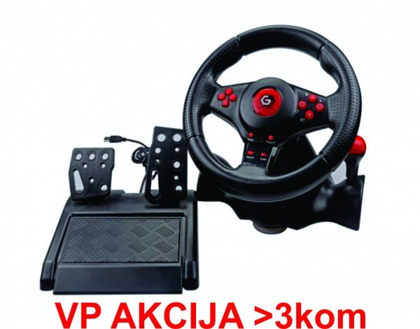 STR-ShockForce-II ** Gembird USB 2.0 volan za igrice PC (2787) - Slika 3