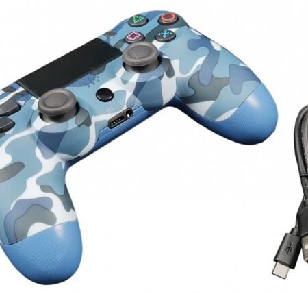 JPD-Wireless-Thrillershock PC/PS4 CAMO BLUE Gembird Bezicni gamepad sa dvostrukom vibracijom v2