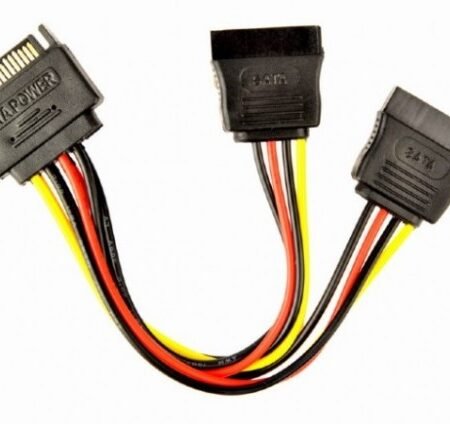 CC-SATAM2F-01 Gembird SATA power splitter cable, 0.15 m
