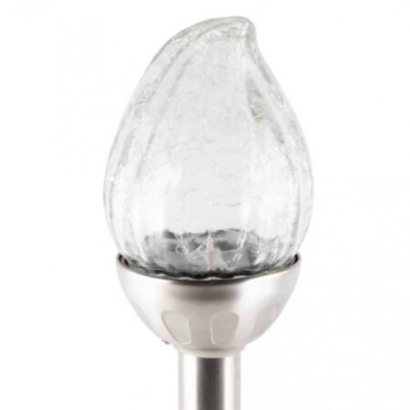 Solarna bastenska lampa sa staklenom glavom MX815, Ni-MH akumulator 1.2V - 600 mAh, 80x380 mm