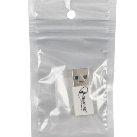 CCP-USB3-AMCM-0M** Gembird USB 3.1 AM to Type-C female adapter cable, White (Alt.A-USB3-AMCF-01, 79)