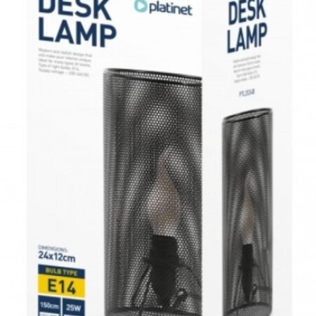 Lampa Platinet PTL2524B E14 CRNA 25W