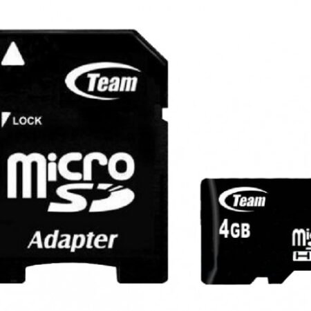 TeamGroup MICRO SDHC 4GB CLASS 10+SD Adapter TUSDH4GCL1003