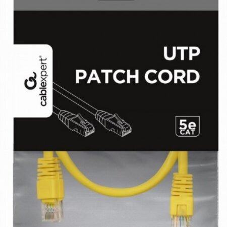 PP12-0.5M/Y Gembird Mrezni kabl, CAT5e UTP Patch cord 0.5m Yellow