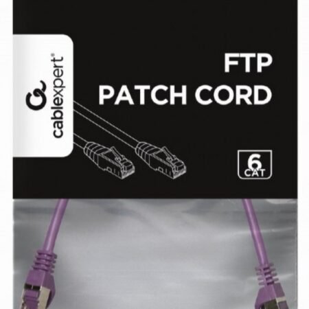 PP6-0.25M/V Gembird Mrezni kabl, CAT6 FTP Patch cord 0.25m purple