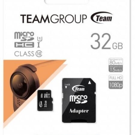 TeamGroup MICRO SDHC 32GB 100/20MB/s UHS-I U1 C10 +SD Adapter TUSDH32GCL10U03