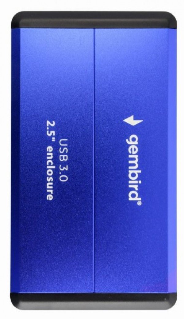 EE2-U3S-2-B Gembird USB 3.0 Externo kuciste za 2.5 SATA hard diskove plavi FO - Slika 2