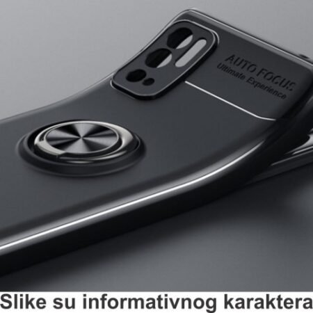 MCTK71-XIAOMI Redmi Note 10s/Note 10 4g * Futrola Elegant Magnetic Ring Black (179)