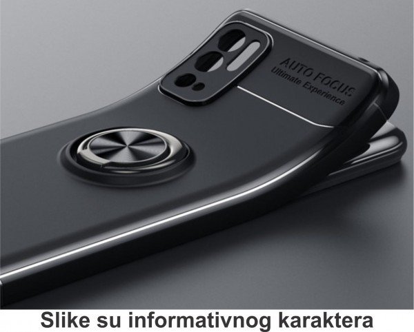 MCTK71-XIAOMI Poco X3 Pro * Futrola Elegant Magnetic Ring Black (179) - Slika 3