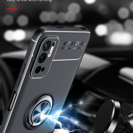 MCTK71-SAMSUNG A32 * Futrola Elegant Magnetic Ring Black (179)