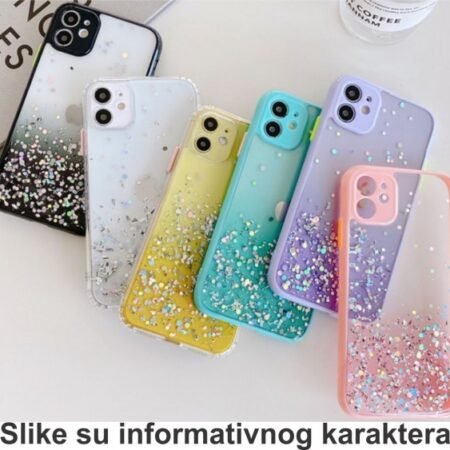MCTK6-IPHONE XS Max * Furtrola 3D Sparkling star silicone Black (89)