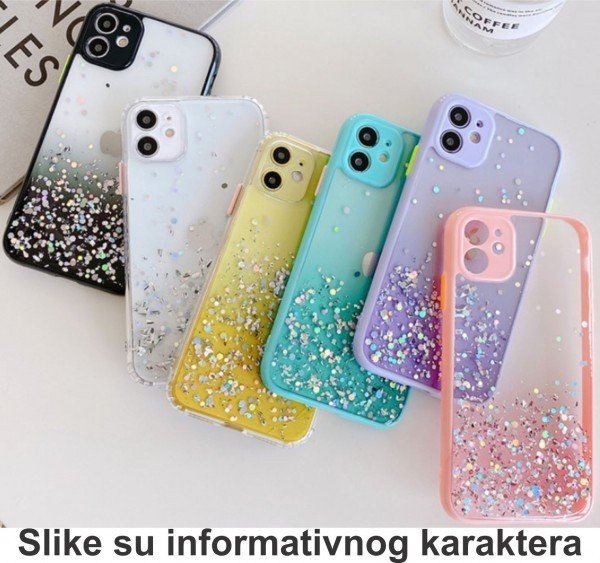 MCTK6-IPHONE XS Max * Furtrola 3D Sparkling star silicone Black (89)