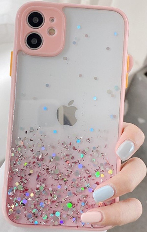 MCTK6-XIAOMI Mi 11x/Poco F3 * Furtrola 3D Sparkling star silicone Pink (89) - Slika 2