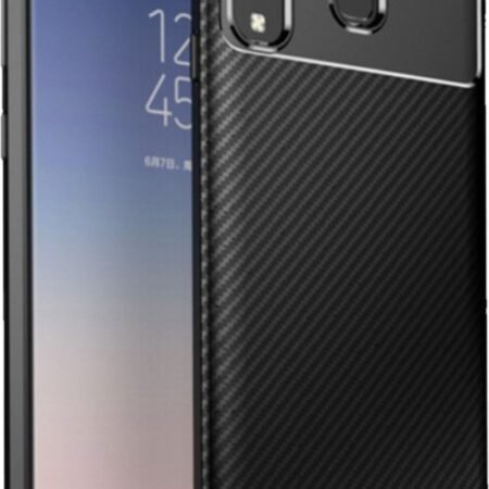 MCTK74-SAMSUNG S9 Plus * Futrola Carbon Fiber Silicone Black (139)