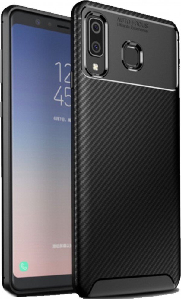 MCTK74-XIAOMI Redmi Note 9T * Futrola Carbon Fiber Silicone Black (139) - Slika 2