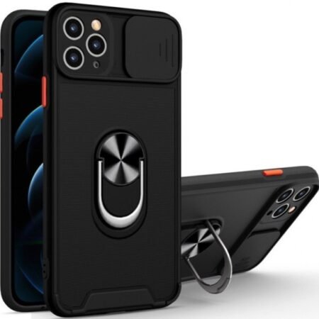 MCTR8-IPHONE 12 * Futrola Magnetic Defender Silicone Black (239)