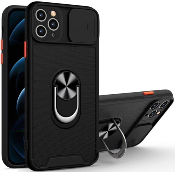 MCTR8-XIAOMI Redmi Note 10 Pro * Futrola Magnetic Defender Silicone Black (239) - Slika 2