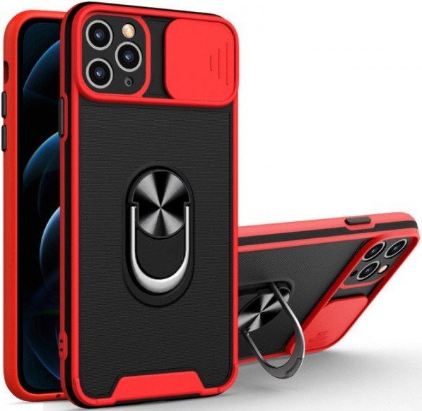 MCTR8-SAMSUNG A02s * Futrola Magnetic Defender Silicone Red (149) - Slika 2