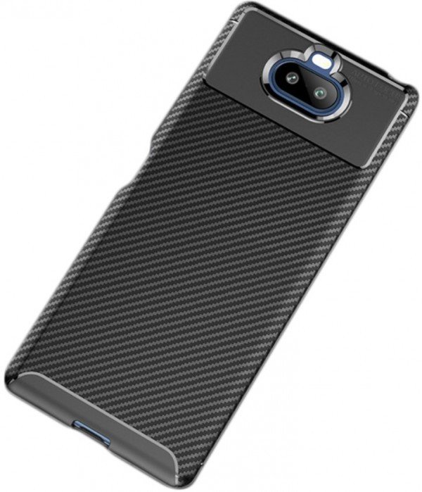 MCTK74-XIAOMI Mi 11 Lite * Futrola Carbon Fiber Silicone Black (139) - Slika 2