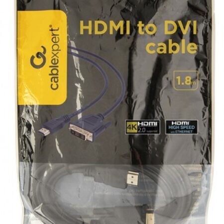 CC-HDMI-DVI-6 Gembird HDMI to DVI male-male kabl 1,8m