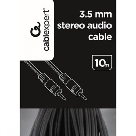 CCA-404-10M Gembird 3.5mm stereo plug to 3.5mm stereo plug audio AUX kabl 10m A FO