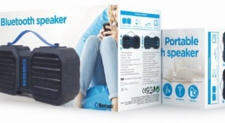 SPK-BT-19 Gembird Portable Bluetooth speaker +handsfree 2x3W, FM, USB, SD, AUX