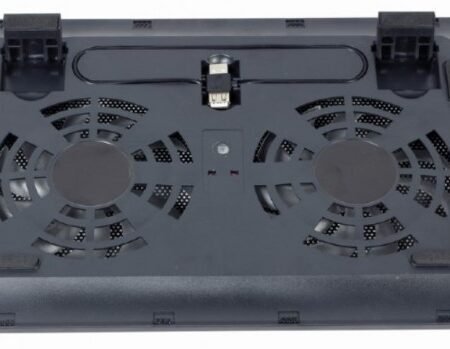 NBS-2F15-05 Gembird hladnjak za laptop, 15.6 2x125mm Fan, USB, 340x250mm, Ergo Stand