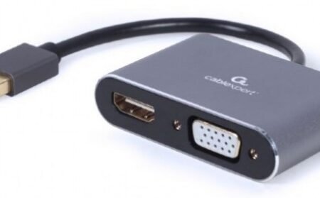 A-USB3-HDMIVGA-01 Gembird USB to HDMI + VGA display adapter, space grey