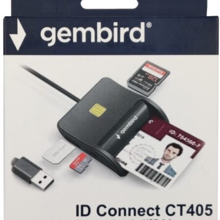 CRDR-CT405 ** Smart card reader USB2.0 Citac licne karte, sobracajne bank. +SD+TF+SIM reader (959)