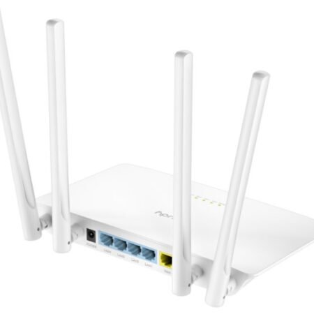 Cudy WR1200 AC1200 Dual Band 2.4+5Ghz Wi-Fi Ruter 1W/4LAN 10/100Mbps, 4x5dBi GUEST/WPS/DDNS