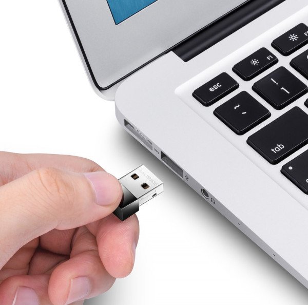 Cudy WU650 AC650 Wi-Fi Dual Band 2.4+5Ghz USB MINI Adapter, 2dBi longe range, Soft AP (Alt.U9)